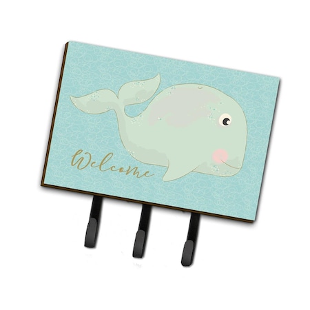 Carolines Treasures Whale Welcome Leash or Key Holder BB8533TH68